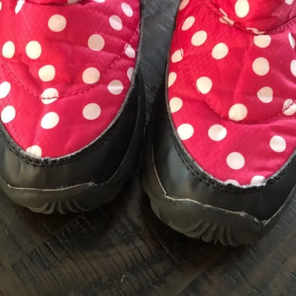 Itasca Pink Polka Dot Scamp Girl’s Snow Boots